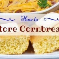 how to store cornbread