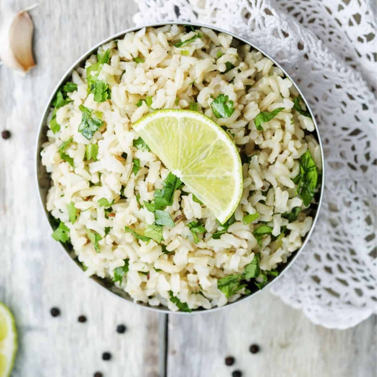 Easy Cilantro Lime Rice Recipe