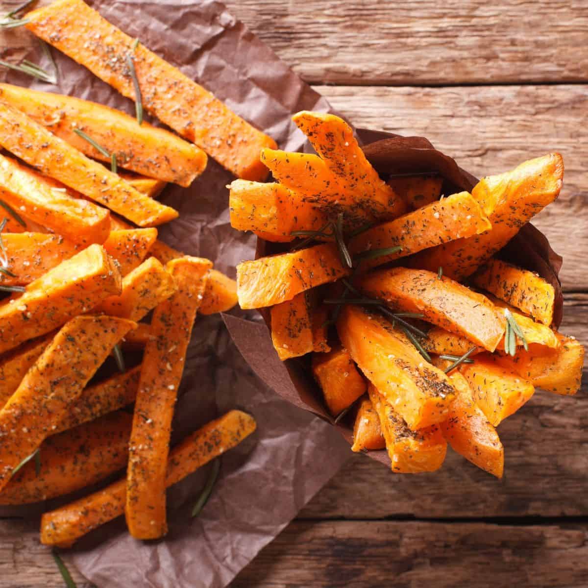 How to make sweet potato fries in the air fryer
