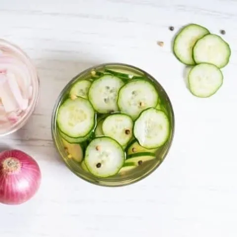 Quick pickled cucumber recipe