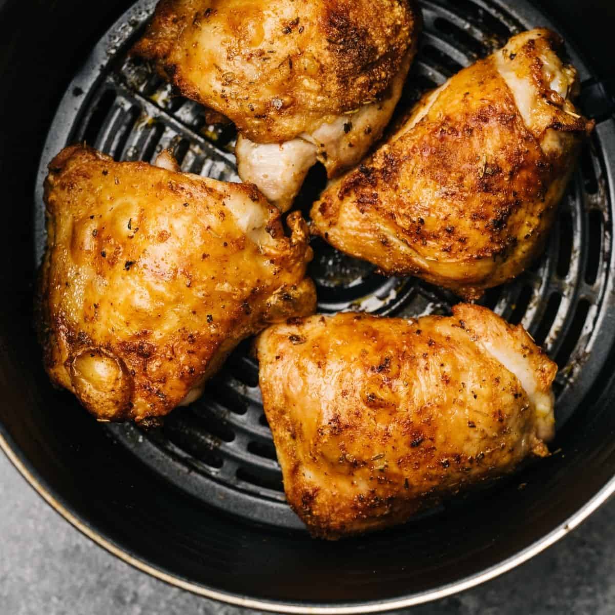 15 Super Simple Air Fryer Chicken Thigh Recipes!